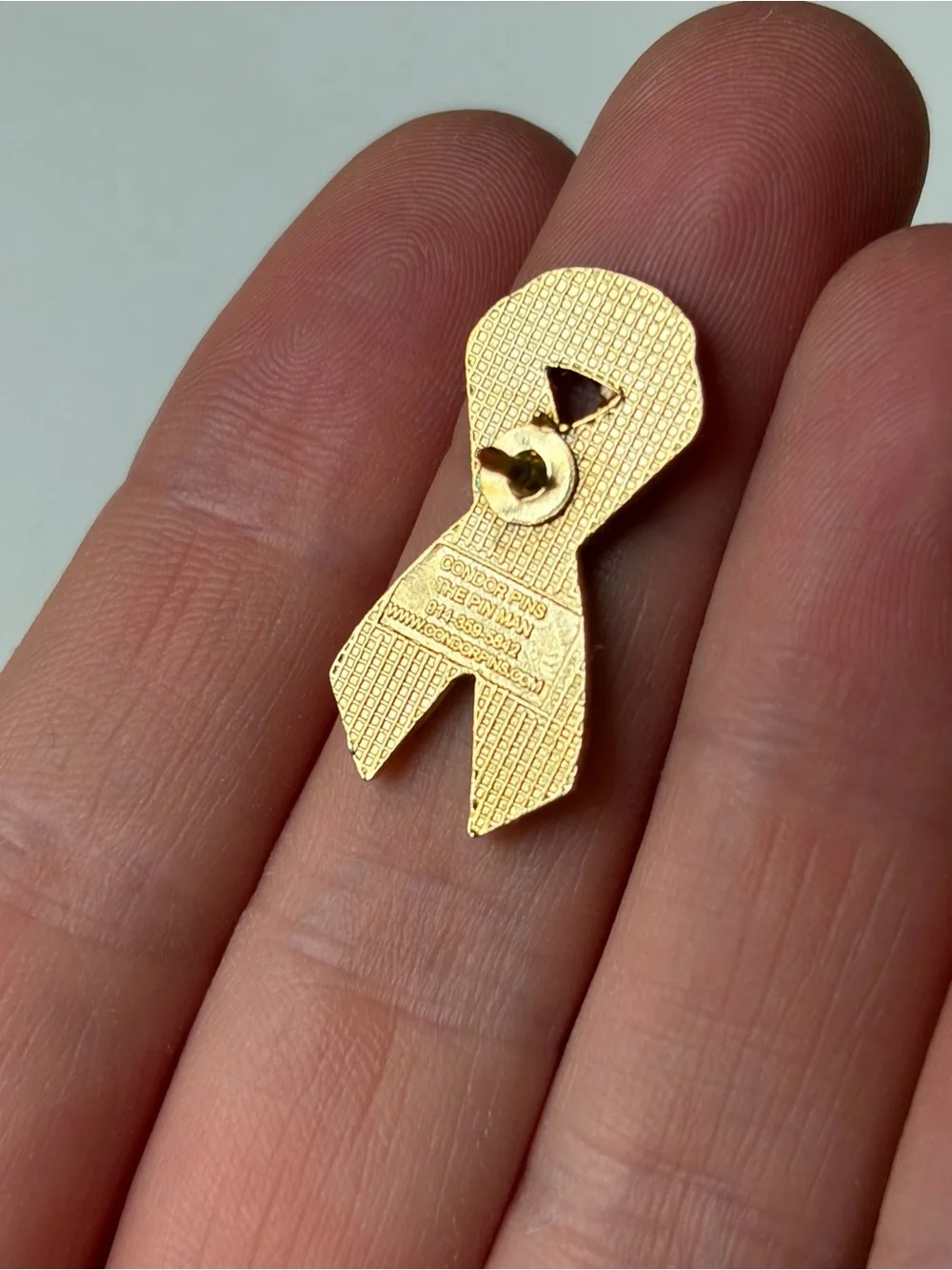 Set of 2 Enamel Breast Cancer Cause Awareness Brooch Pinback Tac Hat Lapel Pin